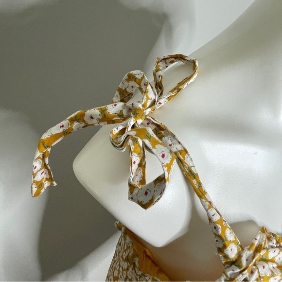 Polly yellow dress with white flowers size 10 - Picture 7 of 9